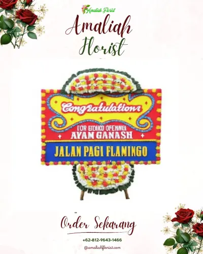 Bunga Papan Congratulation di Kedungpane